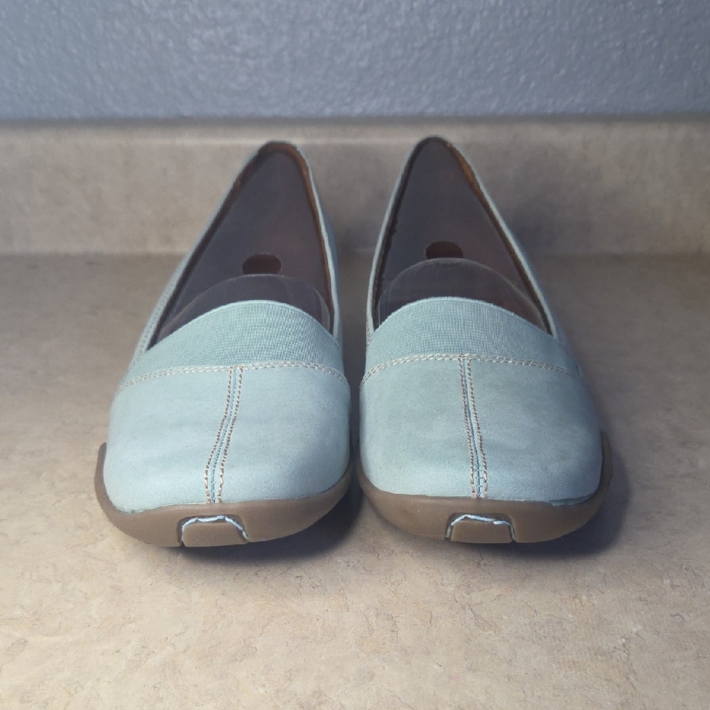 Auditions Women's Slip-On Flats Shoes Sz 10 Sea Foam Green Teal NWOT